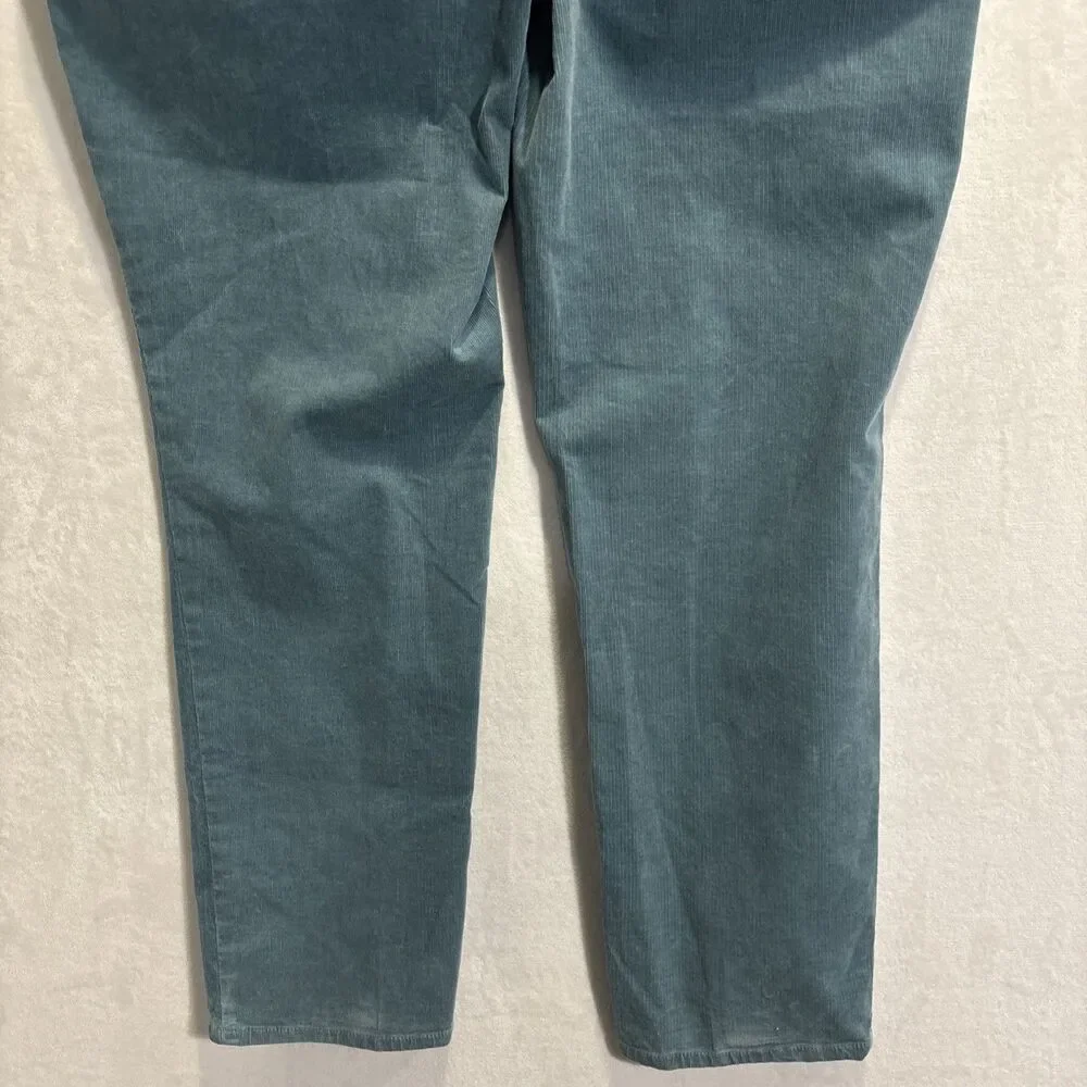 Talbots Teal Straight Leg Pants - Picture 8 of 12